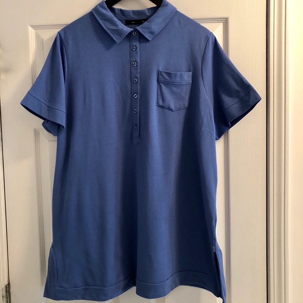 NEW -Ellos Ladies Short Sleeve Knit Top - Size 1X